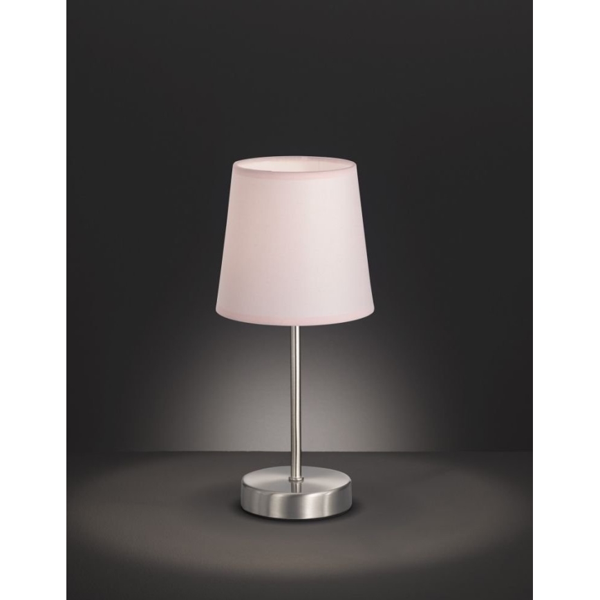Wofi 8324.01.94.8000 - Bordlampe CESENA 1xE14/42W/230V lyserød