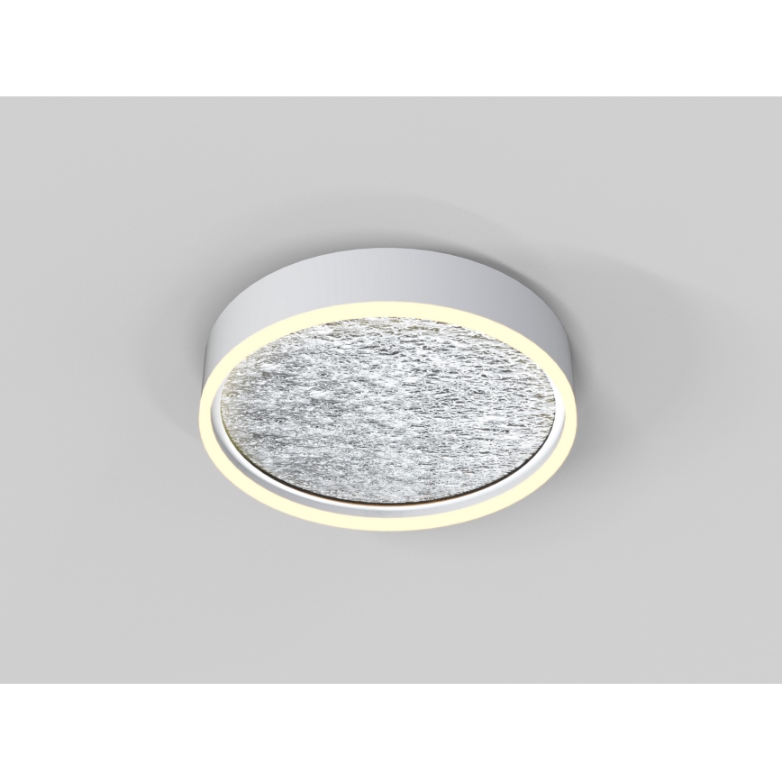 Wofi 9002-103M - LED loftlampe dæmpbar BORDEAUX LED/37W/230V sølvfarvet
