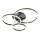 Wofi 9049-405 - LED Dæmpbar loftlampe PERPIGNAN LED/51W/230V sort/glansfuld krom