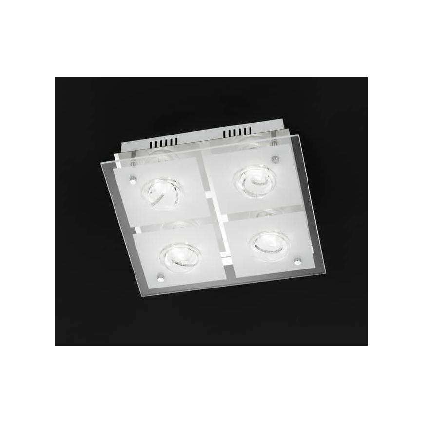 Wofi 9105.04.01.6300 - LED loftlampe TYRA 4xLED/4W/230V