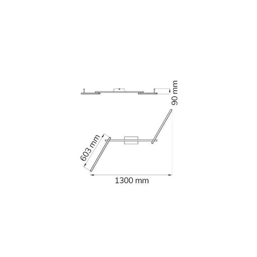 Wofi 9163.03.01.0000 - LED loftlampe CLAY 3xLED/10W/230V
