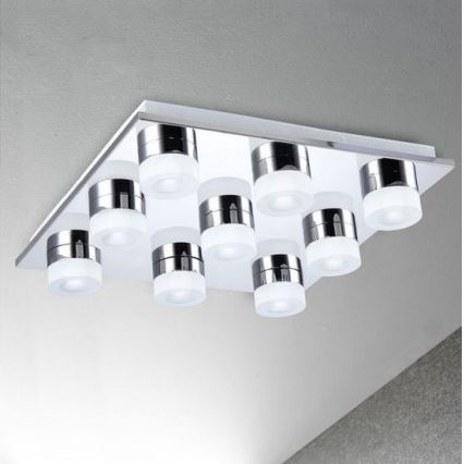 Wofi 9175.09.01.0000 - LED loftlampe dæmpbar LOGAN 9xLED/4,2W/230V