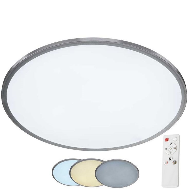 Wofi 9457.01.70.9600 - LED loftlampe dæmpbar LINOX LED/34W/230V 3000-6000K + fjernbetjening