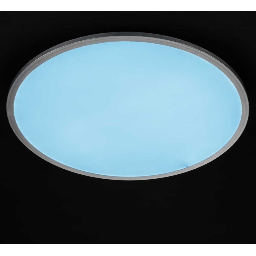 Wofi 9457.01.70.9600 - LED loftlampe dæmpbar LINOX LED/34W/230V 3000-6000K + fjernbetjening