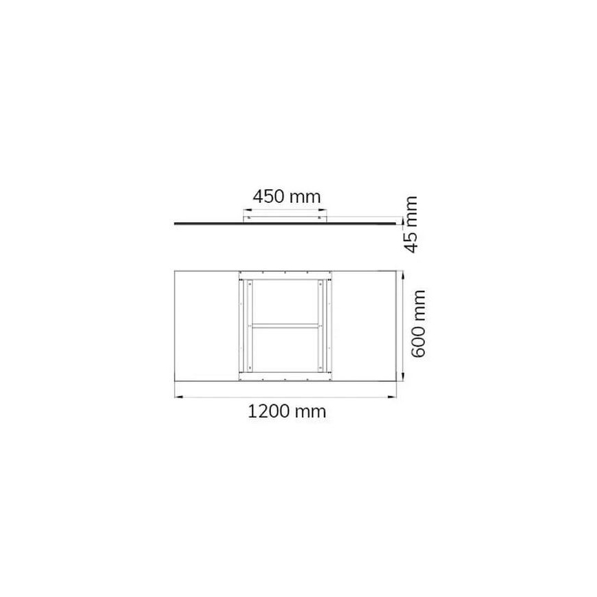 Wofi 9693.01.70.6200 - LED loftlampe dæmpbar LIV LED/44W/230V 2800-5500K + fjernbetjening