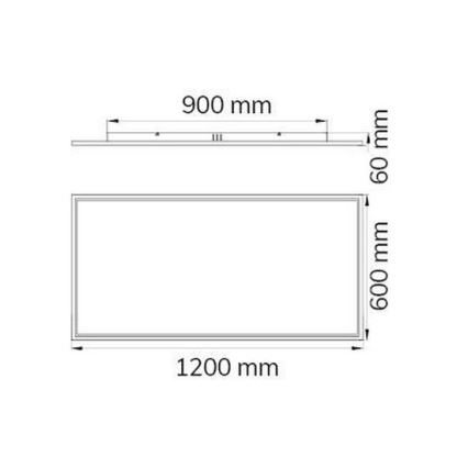 Wofi 9694.01.70.7120 - LED loftlampe dæmpbar MILO LED/52W/230V 2700-6000K + fjernbetjening