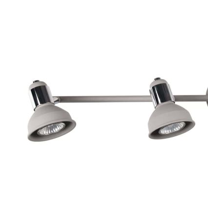 Wofi 984104509000 - Spotlampe ISABEL 4xGU10/28W/230V grå