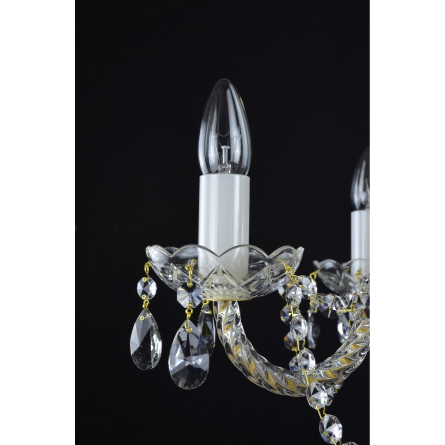 Wranovsky JWZ109052100 - Krystal kædelysekrone BALANCE 5xE14/40W/230V