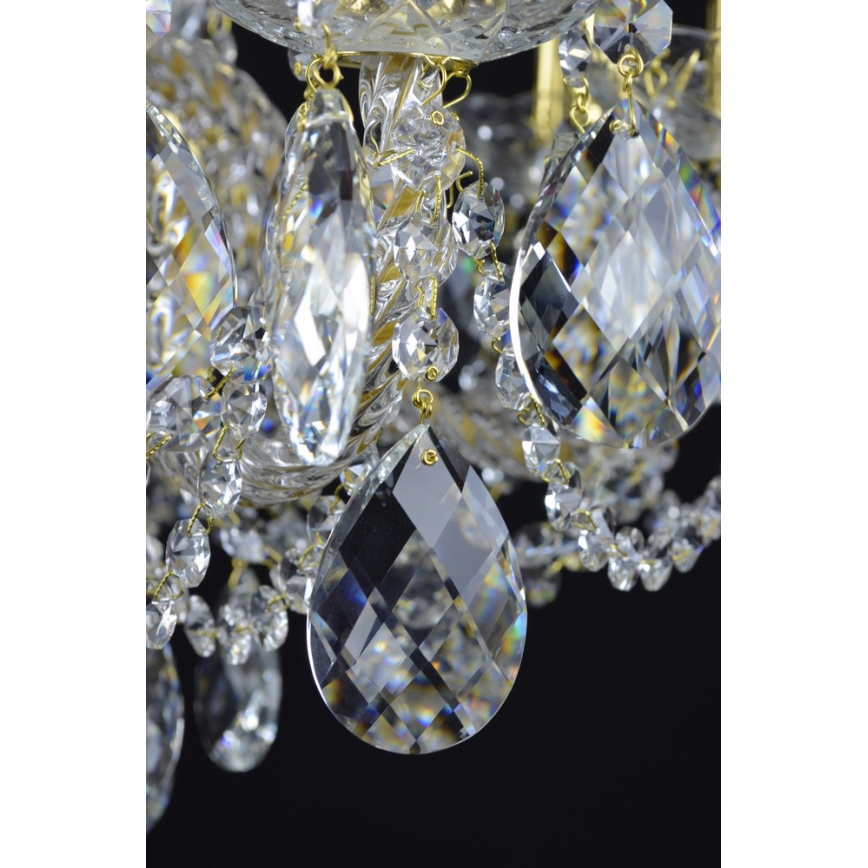 Wranovsky JWZ125122230 - Krystal kædelysekrone MARIERA 12xE14/40W/230V