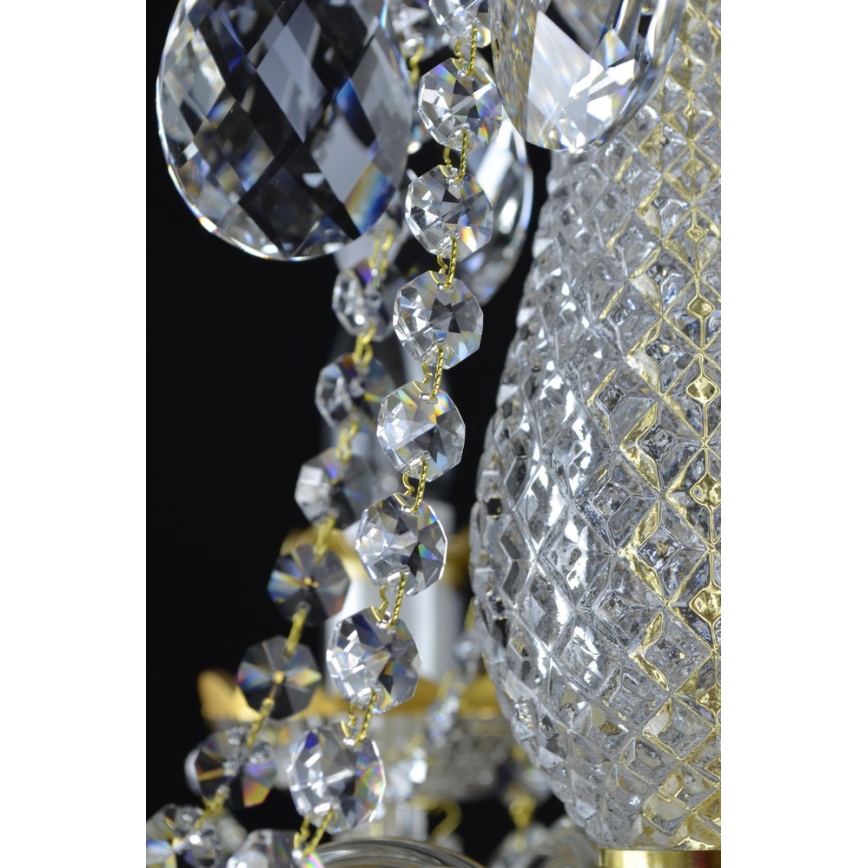 Wranovsky JWZ148062100 - Lysekrone i krystal DIAMANT 6xE14/40W/230V kædeophæng