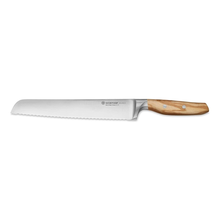 Wüsthof - Brødkniv AMICI 23 cm oliventræ