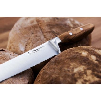 Wüsthof - Brødkniv AMICI 23 cm oliventræ