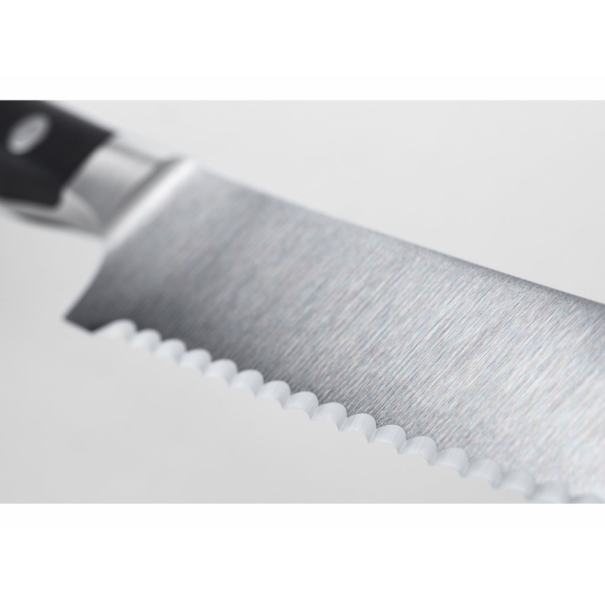 Wüsthof - Brødkniv CLASSIC IKON 20 cm sort