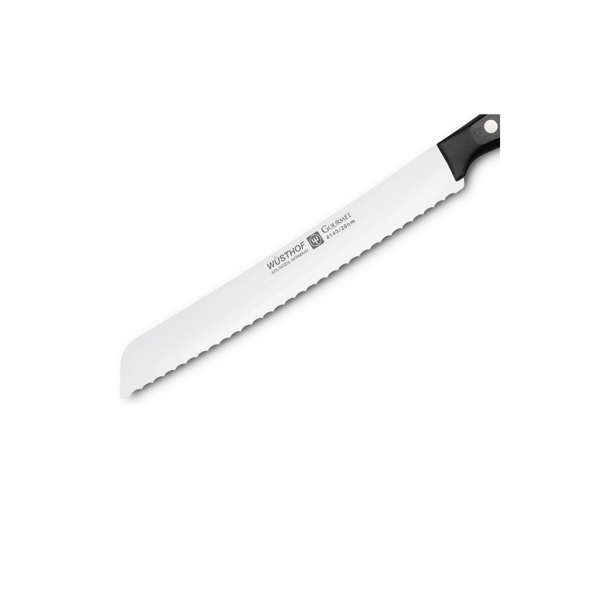 Wüsthof - Brødkniv GOURMET 20 cm sort