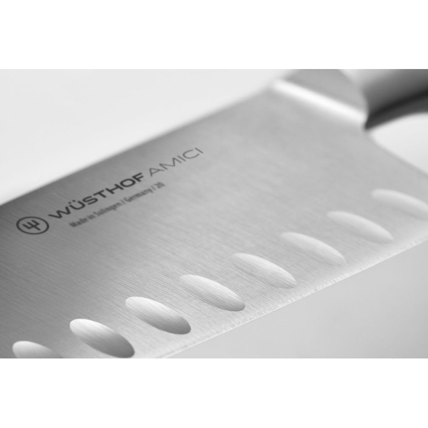 Wüsthof - Køkkenkniv santoku AMICI 17 cm oliventræ