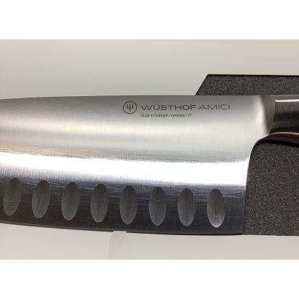 Wüsthof - Køkkenkniv santoku AMICI 17 cm oliventræ