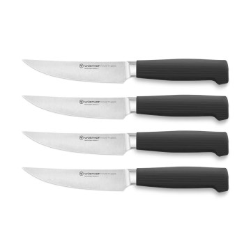 Wüsthof - PARTNER steakknivsæt, 4 stk., sort