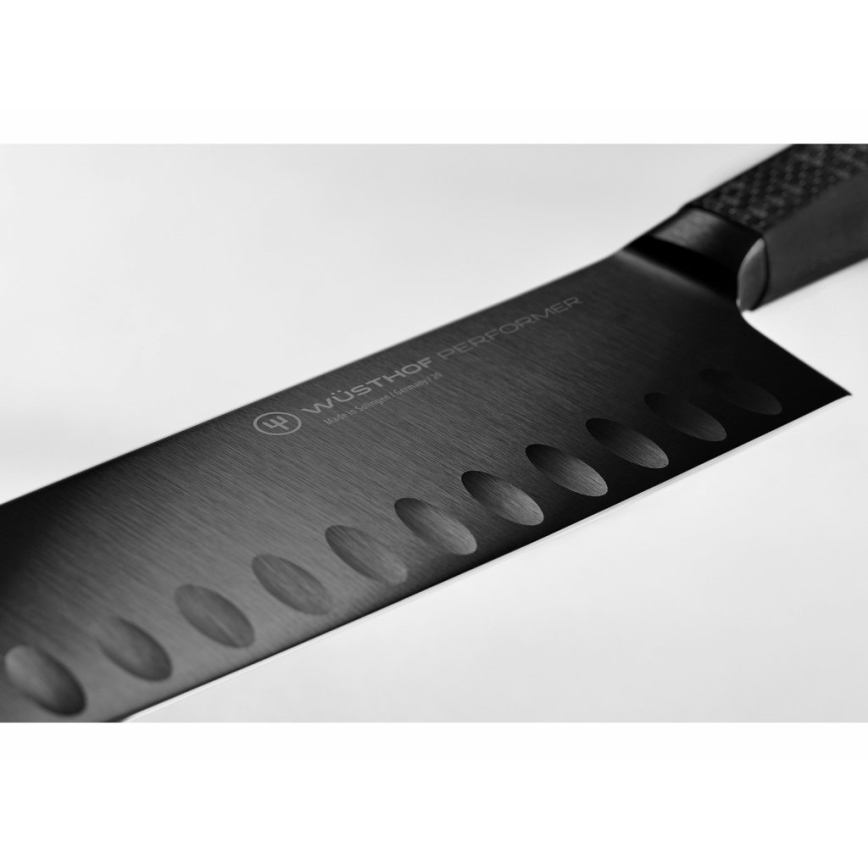 Wüsthof - Køkkenkniv santoku PERFORMER 17 cm sort