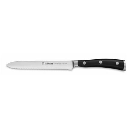 Wüsthof - Sæt med køkkenknive i knivblok CLASSIC IKON 7 stk. aske/sort