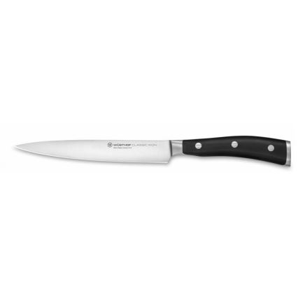Wüsthof - Sæt med køkkenknive i knivblok CLASSIC IKON 7 stk. aske/sort