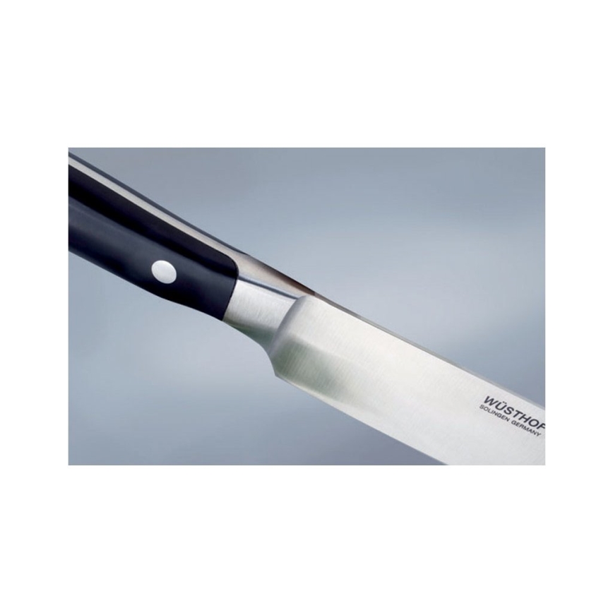 Wüsthof - Sæt med køkkenknive i knivblok CLASSIC IKON 8 stk. aske/sort