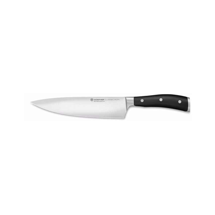 Wüsthof - Sæt med køkkenknive i knivblok CLASSIC IKON 8 stk. aske/sort