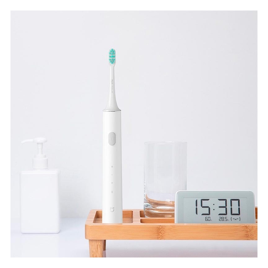 Xiaomi - Smart elektrisk tandbørste T500 Bluetooth IPX7 hvid