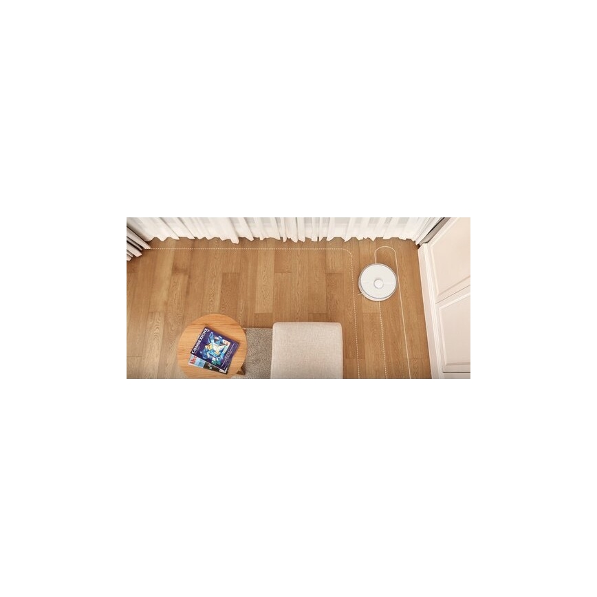 Xiaomi - Smart robotstøvsuger ROBOROCK S6 Pure 58W Wi-Fi hvid