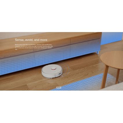 Xiaomi - Smart robotstøvsuger ROBOROCK S6 Pure 58W Wi-Fi hvid