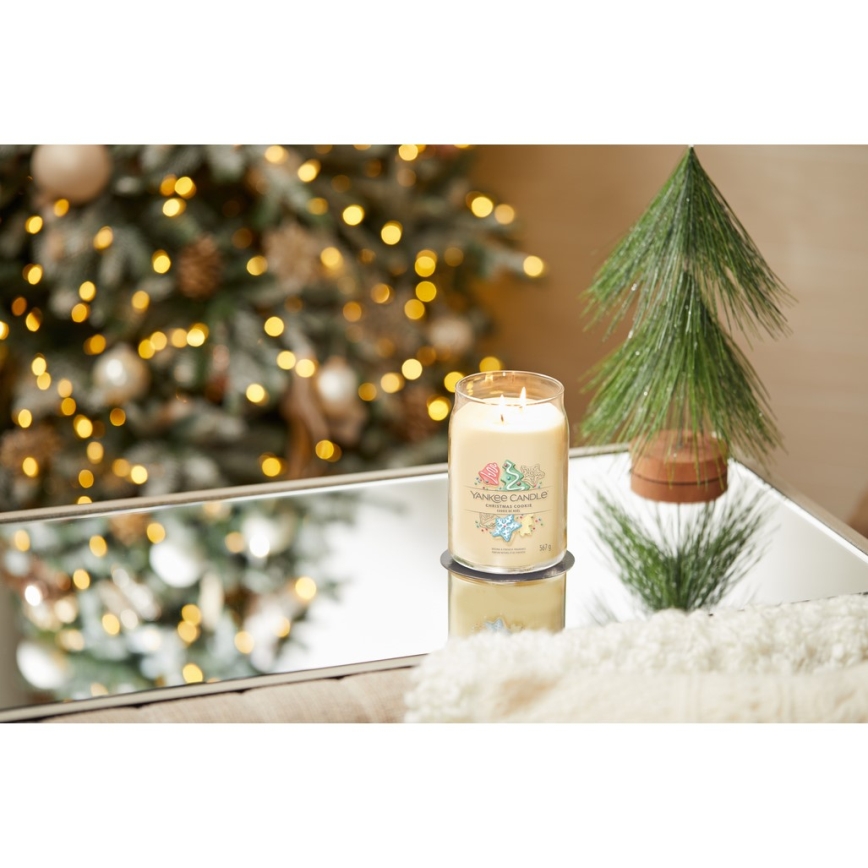 Yankee Candle - Duftlys CHRISTMAS COOKIE stor 567g 60-90 timer.