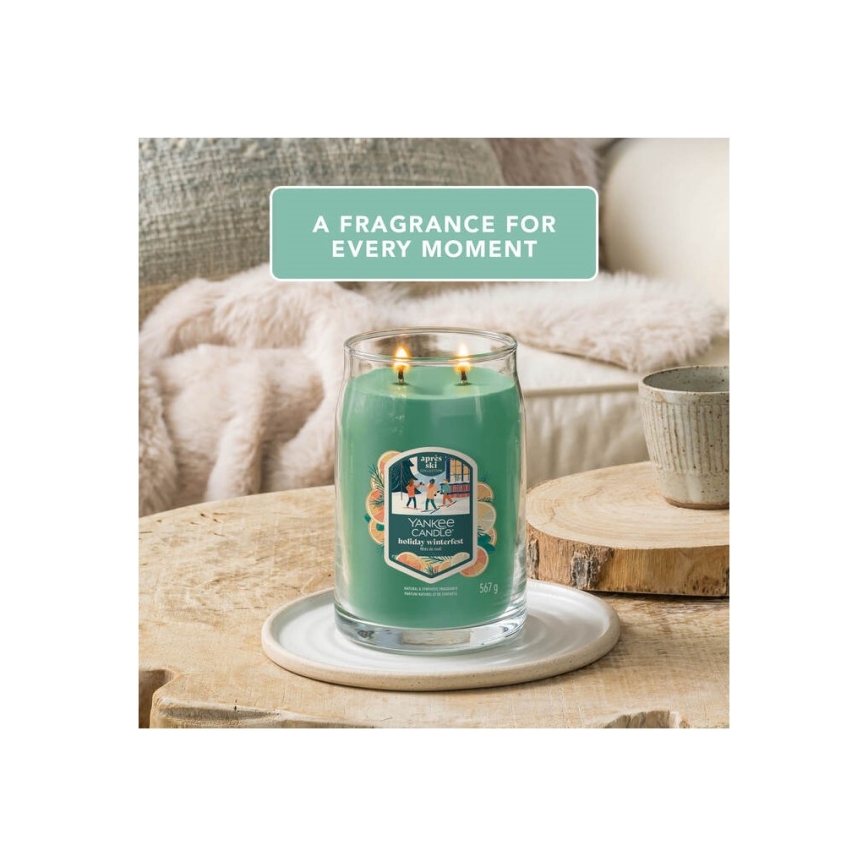 Yankee Candle - Duftlys HOLIDAY WINTERFEST stor 567g 60-90 timer