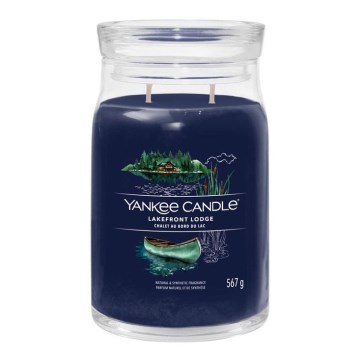 Yankee Candle - Duftlys LAKEFRONT LODGE stor 567 g 60-90 timer.