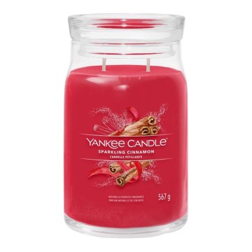 Yankee Candle - Duftlys SPARKLING CINNAMON stor 567g 60-90 timer.