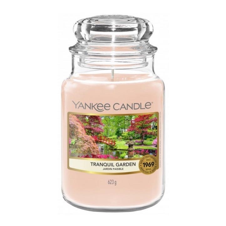 Yankee Candle - Duftlys TRANQUIL GARDEN stor 623g 110-150 timer