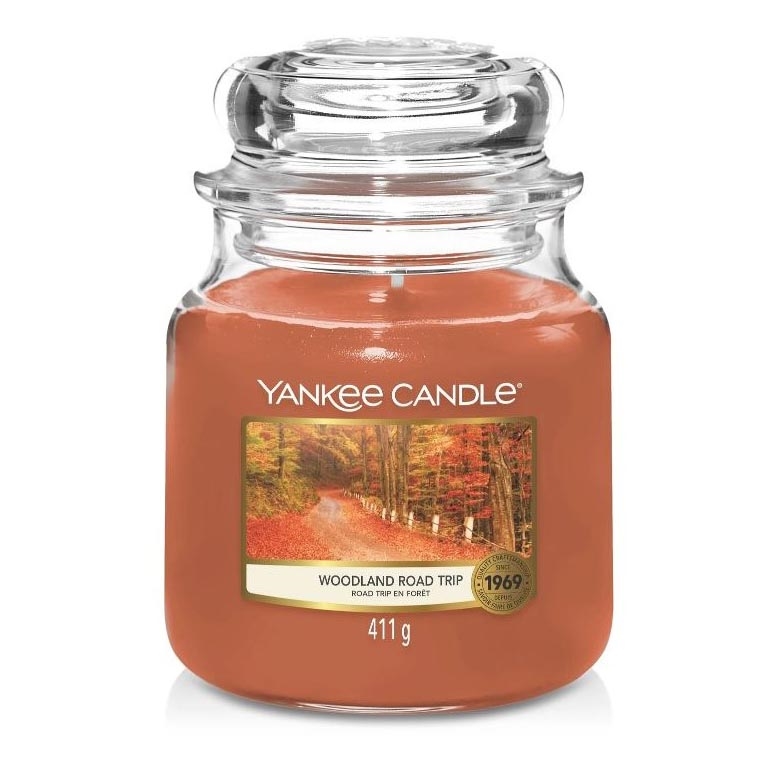 Yankee Candle - Duftlys WOODLAND ROAD TRIP 411g 65-75 timer