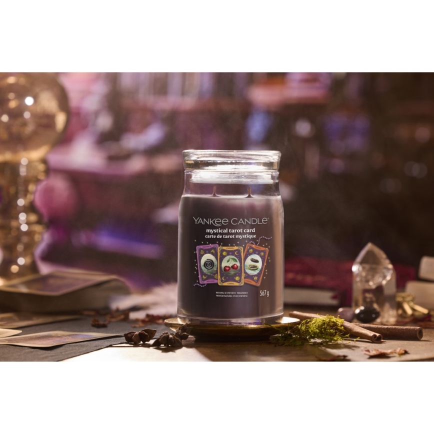 Yankee Candle - MYSTICAL TAROT CARD stor duftlys 567 g 60-90 timer