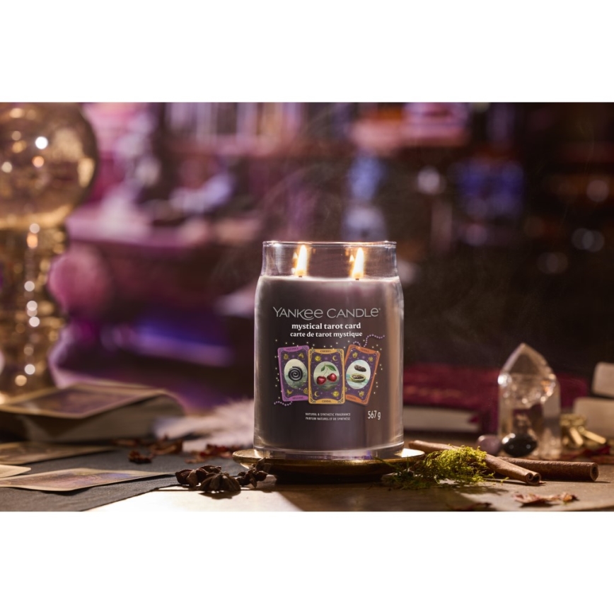 Yankee Candle - MYSTICAL TAROT CARD stor duftlys 567 g 60-90 timer