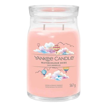 Yankee Candle - Stort duftlys WATERCOLOUR SKIES 567 g 60-90 timer