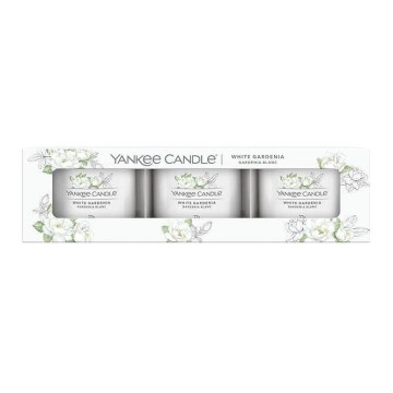 Yankee Candle - SÆT 3x Duftlys WHITE GARDENIA 37g 10 timer