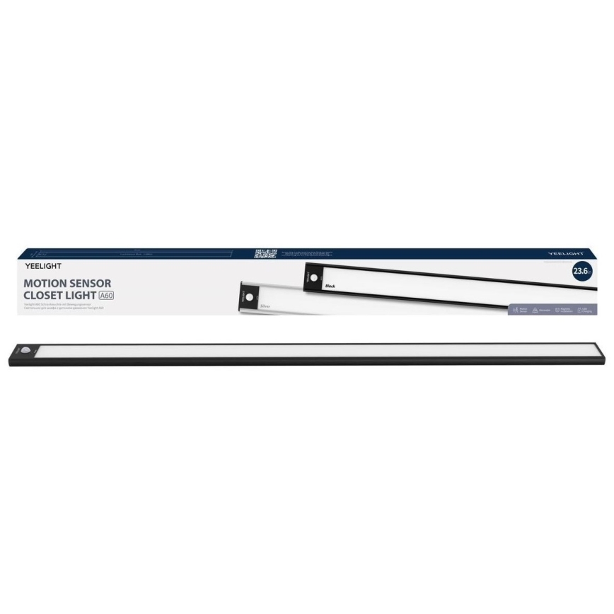 Yeelight - Genopladelig LED møbelbelysning med sensor dæmpbar LED/2,4W/2200 mAh 2700K 60 cm sort