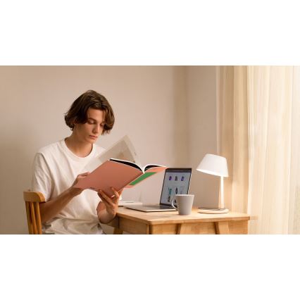 Yeelight - LED bordlampe m. trådløs opladning dæmpbar Staria Bedside Lamp Pro LED/20W/230V Wi-Fi