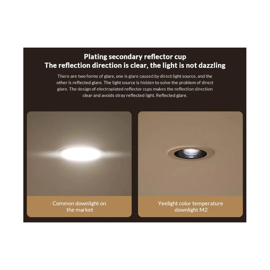 Yeelight - LED indbygningsspot dæmpbar MESH DOWNLIGHT M2 PRO LED/8W/230V Bluetooth