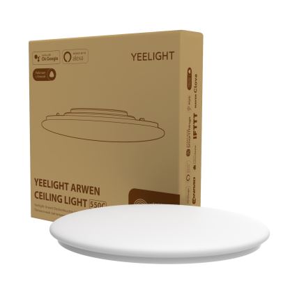 Yeelight - LED RGB Badeværelseslampe dæmpbar ARWEN 550C LED/50W/230V IP50 CRI 90 + fjernbetjening Wi-Fi/BT