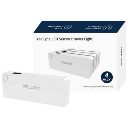 Yeelight - SÆT 4x LED Møbelbelysning med sensor LED/0,15W/5V 2700K