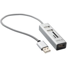 Yenkee - USB-hub 2.0 og kortlæser