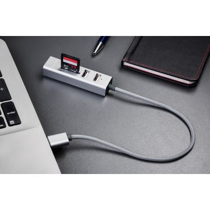 Yenkee - USB-hub 2.0 og kortlæser