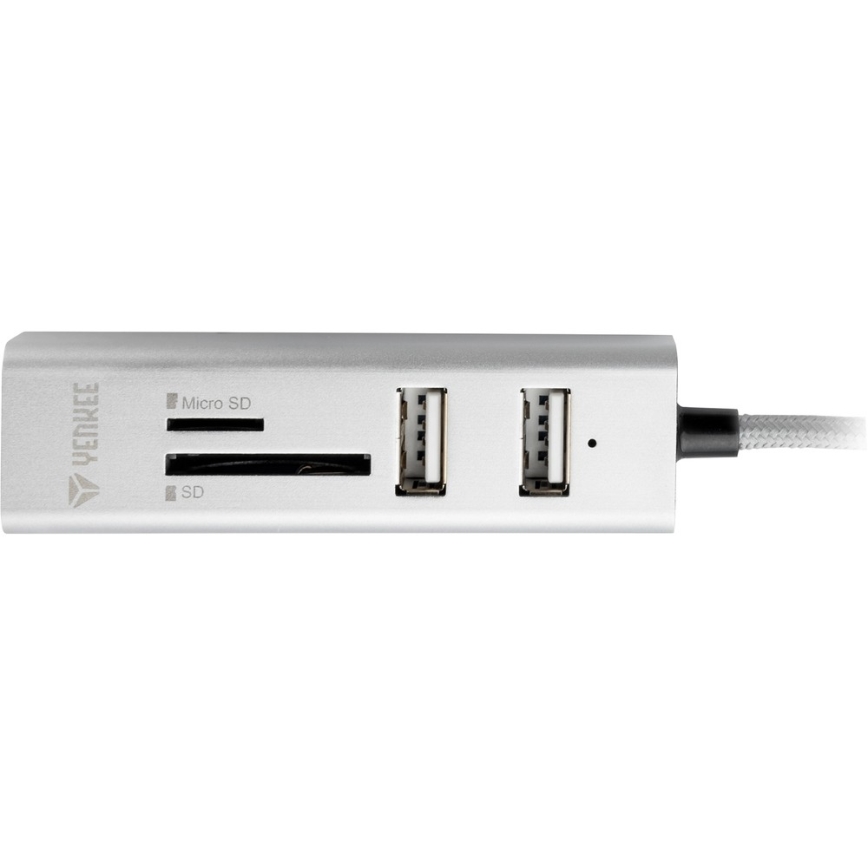 Yenkee - USB-hub 2.0 og kortlæser