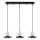 YILDO 3xE27/40W/230V hvid/sort pendellampe
