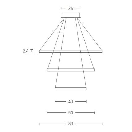 Zambelis 180031-D - LED pendel dæmpbar LED/135W/230V kobber