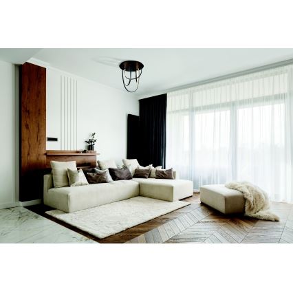 Zambelis 1951 - LED loftlampe dæmpbar LED/80W/230V sort